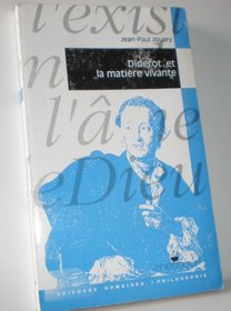 Diderot et la matiere vivante (Sciences humaines) (French Edition)