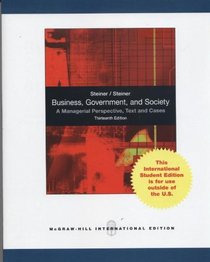 Business, Government and Society: a Managerial Perspective