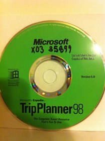 Microsoft expedia trip planner 98