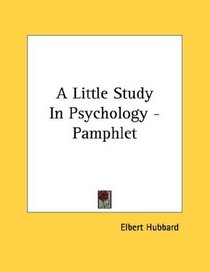 A Little Study In Psychology - Pamphlet