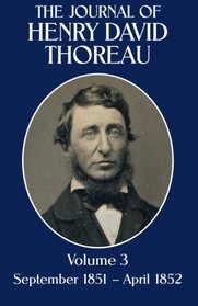 The Journal of Henry David Thoreau, Volume 3
