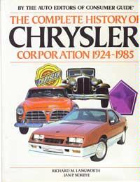 Complete History of Chrysler Corporation 1924-1985