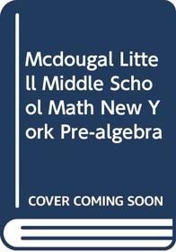 Mcdougal Littell Pre-algebra New York Lesson Plans