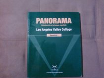 Panorama Introduccion a La Lengua Espanola. Los Angeles Valley College. 3rd Edition (Spanish 1, Volu