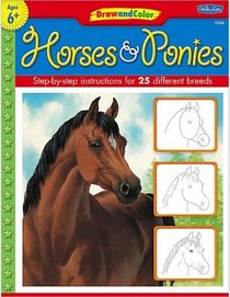 Draw and Color: Horses & Ponies (Draw and Color (Walter Foster))