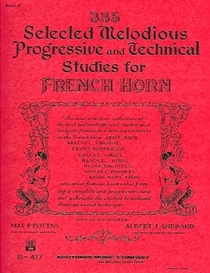 335 Selected Melodious Progressive and Technical Studies for French Horn Book 2