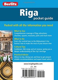 Berlitz: Riga Pocket Guide (Berlitz Pocket Guides)