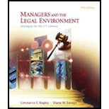 Study Guide for Bagley/Savage's Managers and the Legal Environment: Strategies for the 21st Century, 5th