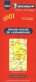 Michelin Luxembourg Map No. 924, 4e