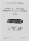 Corpus of Mycenaean Inscriptions from Knossos: Volume 2, 1064-4485 (Corpus of Mycenaean Inscriptions from Knossos)