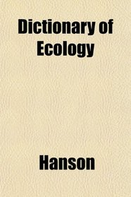 Dictionary of Ecology