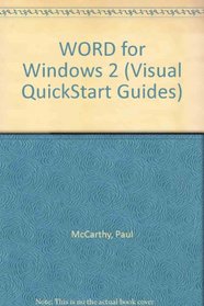 Word for Windows 2 (Visual QuickStart Guide)