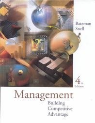 Management: Building Competitive Advantage