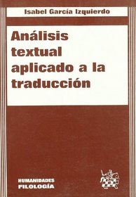 Analisis Textual Aplicado A La Traduccion