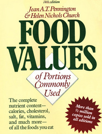 Bowes and Church's Food Values of Portions Commonly Used (14th Edition)