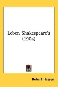 Leben Shakespeare's (1904)