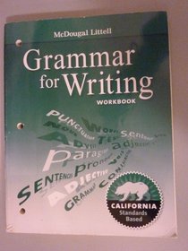 McDougal Littell Literature California: Grammar for Writing Workbook Grade 8