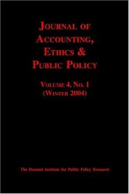 Journal of Accounting, Ethics & Public Policy Vol. 4, No. 1