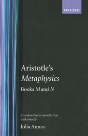 Aristotle's Metaphysics: Books m and N (Clarendon Aristotle Series)
