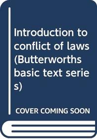 Introduction to conflict of laws (Butterworths basic text series)