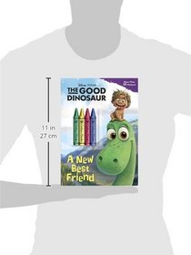 A New Best Friend (Disney/Pixar The Good Dinosaur) (Color Plus Chunky Crayons)