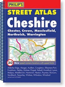 Philip's Street Atlas Cheshire (Philip's Street Atlases)