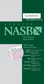 NASB Wide-Margin Reference Green Hardcover NS743XRM