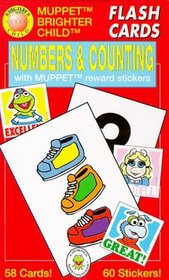 Numbers & Counting/Flash Cards With Muppet Reward Stickers (Brighter Child)