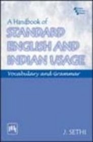 Handbook of Standard English and Indian Usage: Vocabulary and Grammar