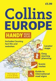 2011 Collins Handy Road Atlas Europe: New A5 Edition