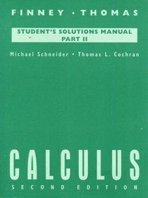 Calculus : Student's Solutions Manual, Part II