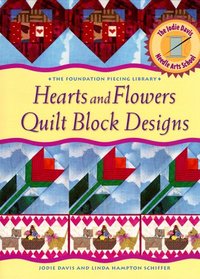 Heart and Flowers Quilt Block Design (The Foundation Piecing Library)