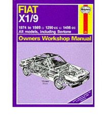 Fiat X1/9 1974-88 Owner's Workshop Manual
