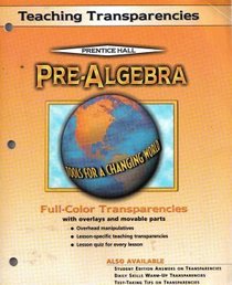 Prentice Hall Pre Algebra Teaching Transparencies (Full Color Transparencies)
