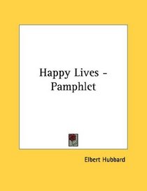 Happy Lives - Pamphlet