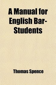 A Manual for English Bar-Students