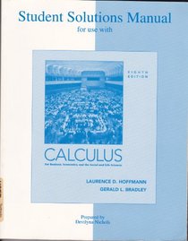 Student Solutions Manual to accompany Calculus for Business, Economics, and the Social and Life Sciences