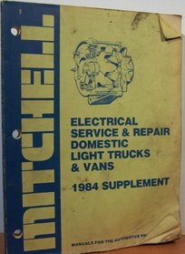 1984 Electrical Service & Repair. Domestic Light Trucks & Vans