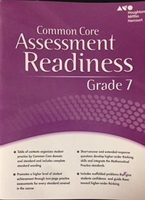 Holt McDougal Mathematics: Assessment Readiness Workbook Grade 7