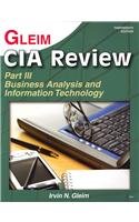 CIA Review: Business Analysis and Information Technology