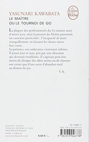 Le Maitre Ou Le Tournoi de Go (Ldp Bibl Romans) (French Edition)