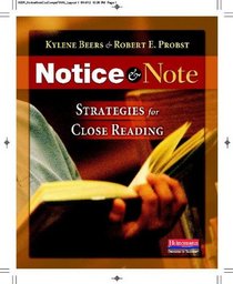 Notice and Note: Strategies for Close Reading