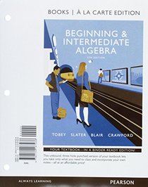 Beginning & Intermediate Algebra, Books a la Carte Edition (5th Edition)