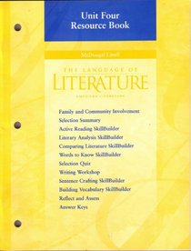 Unit Four Resource Book (The Language of Literature American Literature)