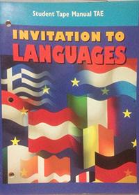 Invitation to Languages Student Tape Manual TAE