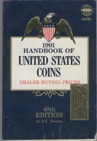 1991 Handbook of United States Coins: With Premium List (Handbook of United States Coins: The Official Blue Book (Paper))