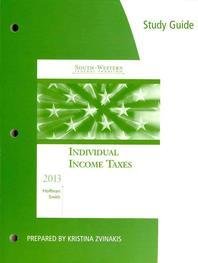 Study Guide for Hoffman/Smith's South-Western Federal Taxation 2013: Individual Income Taxes, 36th