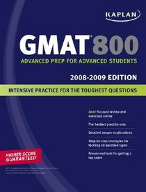 Kaplan GMAT 800 2008-2009