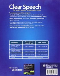 Clear Speech Student's Book with Integrated Digital Learning: Pronunciation and Listening Comprehension in North American English