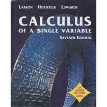 Calculus Of A  Single Variable, Student Edition